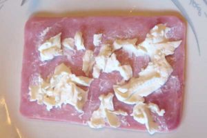 Gluten Free Cream Cheese Ham rolls - great snack or lunch