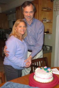 Wedding Anniversary Cake Tradition- cutting the cake