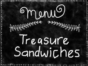 Treasure Sandwiches- teaching kids about family finances and how to handle money