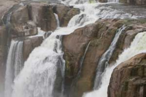 Stopping at Shoshone Falls, Idaho