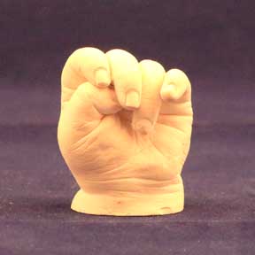 Baby hand mold