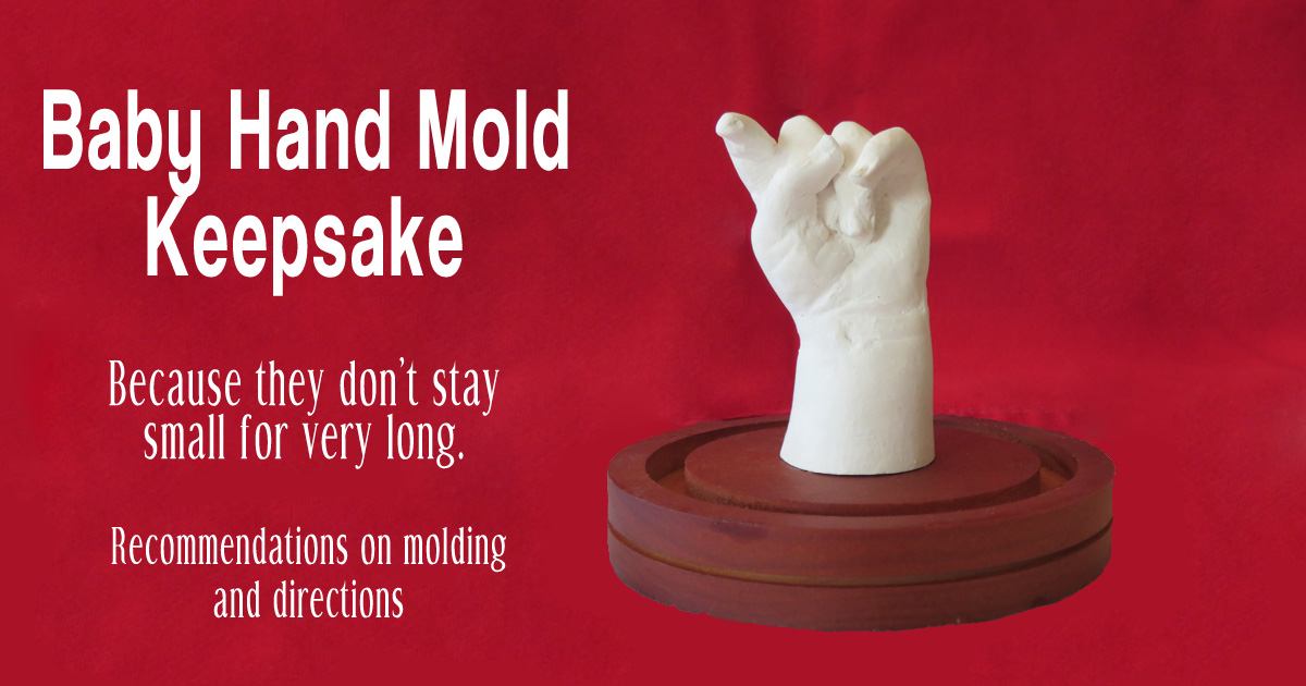 Baby Hand and Foot Molds Make and preserve a precious keepsake
