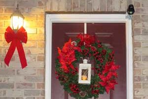 Lantern Wreath for Christmas