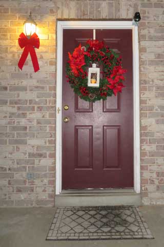 Christmas Lantern Wreath directions and materials