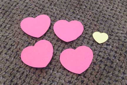 Pictures of hearts during quarantine